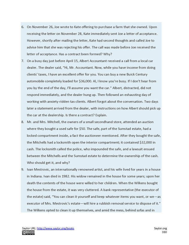 Business Law and the Legal Environment - Page 330